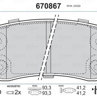 ARKA FREN BALATASI HYUNDAI ACCENT ERA 06> / I20 08>15 / I30 07>12 / IX20 IX35 10> / SONATA 10>14 / KONA 19> / KIA CEED 06>12 / CERATO 08> / RIO 05> / SPORTAGE 04>11 FWD