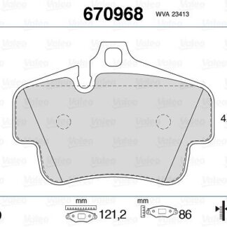 ARKA FREN BALATASI PORSCHE 911 CABRIO CARRERA TARGA TAVAN BOXSTER CAYMAN 2.7 3.2 3.4 3.6 M 96.70 M 97.01