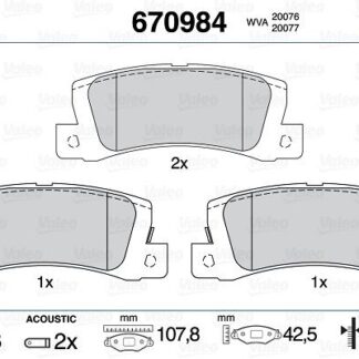 ARKA FREN BALATASI TOYOTA AVENSIS 97-03 CAMRY 91-97 CELICA 93-99 LEXUS 300 00-03 VISTA 90->