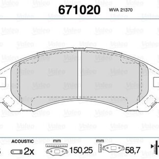 ON FREN BALATASI PAJERO II 2,5TD 90>99 OUTLANDER 03> / P4007 C CROSSER 06>
