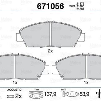 ON FREN BALATASI HONDA PRELUDE 2.0 91-96 ACCORD 2.0 93-98 ROVER 600