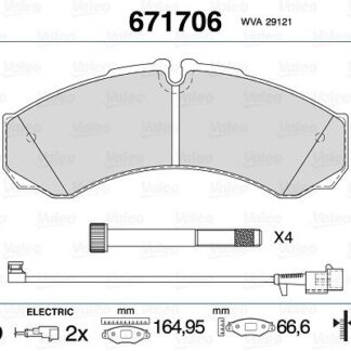 ARKA FREN DISK BALATA IVECO DAILY VI 50C17 / 50C17P 14>