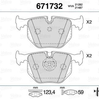 FREN BALATASI ARKA RANGE ROVER 02-09 / BMW E53 E83 E46