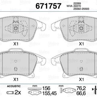 ON FREN BALATASI GALAXY S MAX 15 /> MONDEO IV 14 /> 16 JANT 1,5 2,0 ECO BOOST / 2,0TDCI