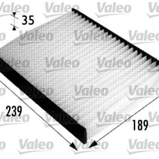 POLEN FILTRESI FIESTA V 02>08 FUSION 02>12 MAZDA II 1,25 / 1,4 / 1,6 / 1,4CD 03>