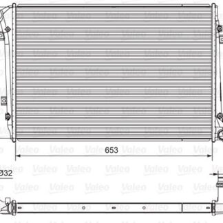 MOTOR SU RADYATORU (650X446X32) CADDY PASSAT GOLF JETTA OCTAVIA TOURAN SUPERB 1,9 / 2,0TDI CFHC 04>13