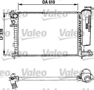 MOTOR SU RADYATORU P306 XSARA 93 97 1,8 1,6I KLIMALI OLCU: (377,5*610*23)