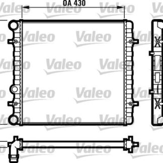 MOTOR RADYATORU ( YENI KOD ) (427x388x22) BORA 99> 1,4I / 1,6I MANUEL