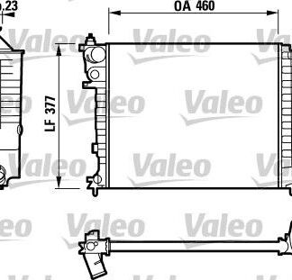 MOTOR SU RADYATORU P306 XSARA (KLIMASIZ) SEGMANLI 1,4I / 1,6I / 1,8I 97> TU3JP OLCU: (377,5*460*23) (1351Z4 ALT HORTUMDA ALINIZ)