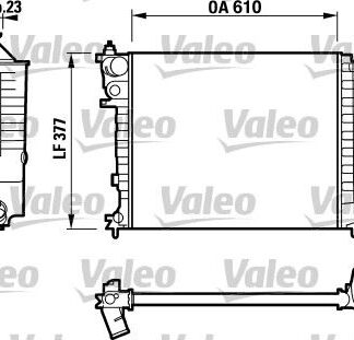 MOTOR SU RADYATORU (SEGMANLI) P306 XSARA 93 97 1,8 1,6I KLIMALI OLCU: (377,5*610*23) / (1351Z3 ALINIZ)