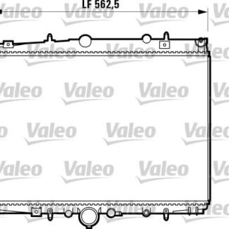 MOTOR RADYATORU P406 P607 C5 2,0HDI / 2,0I 16V MANUEL 99> (380*538*26)
