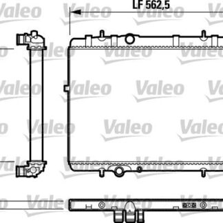 SU RADYATORU P307 P206 C4 C4 (B7) DS4 XSARA II XSARA PICASSO (TU5JP4)1,6 16V OTOMATIK P206 TU3JPOLCU: (378*562*27)