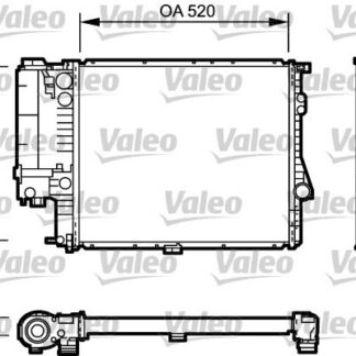 MOTOR SU RADYATORU OTM/SANZ (KLIMALI) BMW E39 M52 96>98