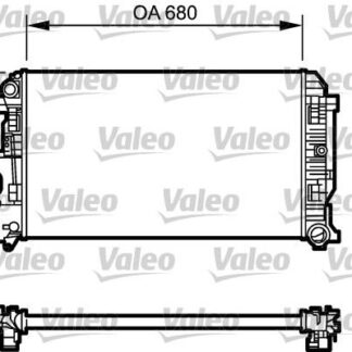 MOTOR SU RADYATORU (680x414x34) CRAFTER 06> SPRINTER 06>