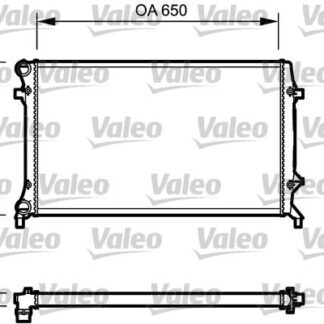 MOTOR RADYATORU (650X438X32) CADDY PASSAT GOLF JETTA OCTAVIA TOURAN ALTEA SUPERB 1,9 / 2,0TDI CFHC 04>13