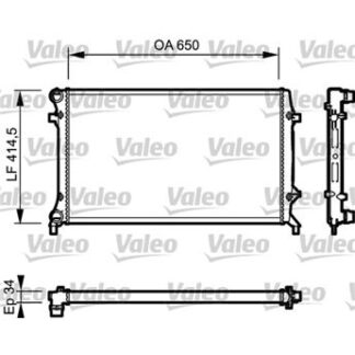 MOTOR RADYATORU GOLF V VI OCTAVIA A3 RAPID SUPERB 1,2 / 1,4TSI 07>