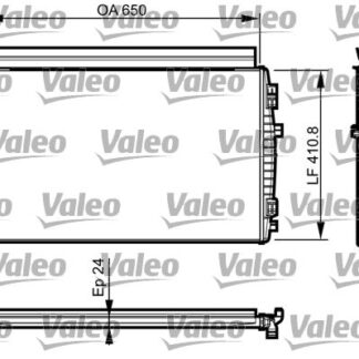 MOTOR SU RADYATORU 650×395×22 A3 1,2 / 1,4 / 1,6TDI GOLF VII 1,2 / 1,4 / 1,6TDI 12>