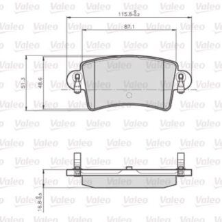 ARKA FREN BALATASI MASTER II MOVANO 1,9 / 2,5D / 2,8DTI TUM MODELLER (01 )