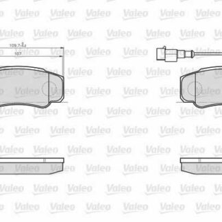 ARKA FREN BALATASI BOXER 2,8 HDI (04 / 02 ) JUMPER (04 / 02 ) DUCATO 1400KG 1800KG 02>