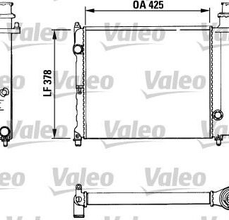 MOTOR SU RADYATORU BX 1,4 1,5 KLIMASIZ OLCU: (378*425*34)