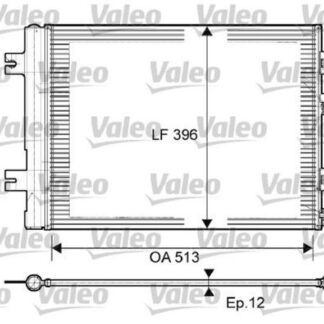 KLIMA RADYATORU (KONDANSER) DACIA DUSTER LOGAN II SANDERO II LODGY 1.2 , 1.4 , 1.5 dCI 1.6