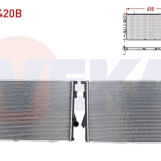 SU RADYATORU BRAZING BMW 5 SERISI (E39) 520i – 523i – 528i – 535i – 540i A-T/M-T 1995-2003/ BMW 7 SERISI (E38) 728i – 730i – 740i – 750i A-T/M-T 1994-2001