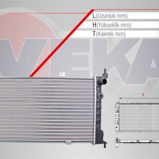 SU RADYATÖRÜ ASTRA F 91> 1.4 1.6 1.8 1.8 16V 2.0 2.0 16V AT AC