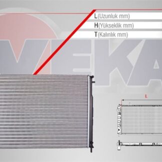 SU RADYATORU MEKANIK DACIA LOGAN (LS) 1.5 DCI M-T 2004-2012