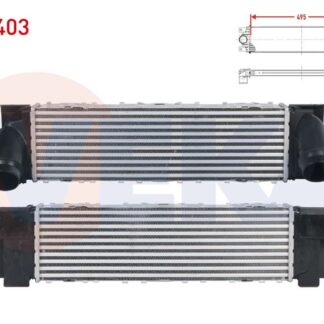 TURBO RADYATORU (INTERCOOLER) BMW X3 (F25) XDRİVE 2.0 D – XDRİVE 2.0İ 2010-/ X4 (F26) XDRİVE 2.0 D 2014-