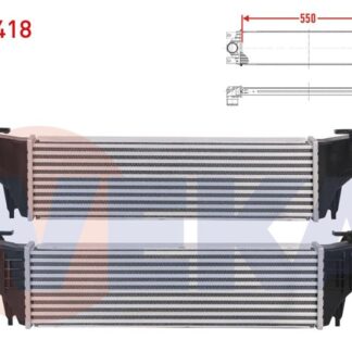 TURBO RADYATORU (INTERCOOLER) BMW X5 (E53) 3.0 D 218 hp 2000-2007