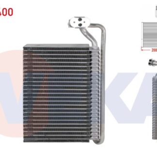 KLIMA EVAPORATORU BORULU 267,6X200X65 BMW 3 SERISI (E46) 316i – 320D – 330D – 330 XD 1998-2005 / X3