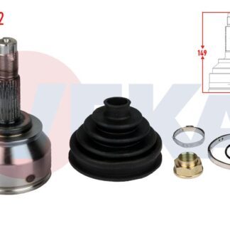 AKS KAFASI SOL-SAG ON DIS FIAT DOBLO (152,263) 1.6 MJT 25×26×51 UZUNLUK 149 MM 2010-
