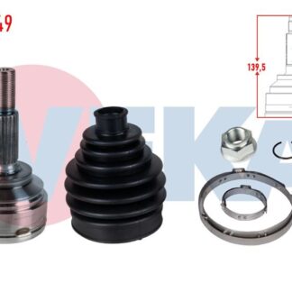 AKS KAFASI SOL-SAG ON DIS RENAULT CLIO IV 1.5 DCI M-T 23×30×49 UZUNLUK 139,50MM 2012-