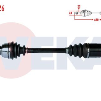 KOMPLE AKS SOL ON DACIA SANDERO STEPWAY 1.5 DCI UZUNLUK 660MM 2012-