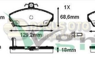 FREN BALATASI ON HONDA EURO CIVIC 1.4İ 1991-2005-1.5İ 1991-2005 -1.6İ 1991-2005- ROVER 214İ 1995-2000-416 SI 1.6İ 1995-2000-800 2.0İ 1986-1999- GAZ GAZELLE 2.8 TD 2012-