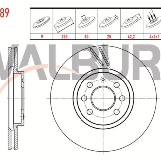 FREN DİSKÖN ASTRA H 04> COMBO 01> MERIVA A 03>