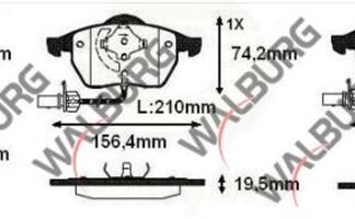 FREN BALATASIÖN FİŞLİ PASSAT B5 96> / 100 90> A4 94> A4 00> A6 94> A6 01> / EXEO 09> / SUPERB I 02>