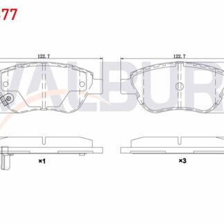 FREN BALATASIÖN DOBLO I / CORSA D ADAM 1.0 1.2 1.3 CDTİ 1.4