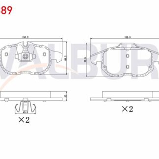 FREN BALATASIÖN CROMA 05> / ASTRA H 04> 2.0 TURBO VECTRA C 02> SIGNUM 02> / 9-3