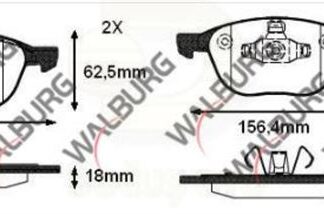 FREN BALATASIÖN CMAX 07> FOCUS 03> KUGA / MAZDA 3 03> MAZDA 5 05> / S40 II V40 V50 04> C30 C70 II 06>