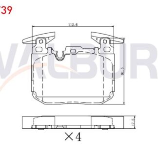 FREN BALATA ON BMW 3 SERISI (F30) 316 i – 316 D – 318 i – 320 D – 320 i 11- / 1 SERISI (F20,F21) 114
