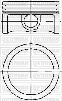 MOTOR PISTON SEGMAN KOMPLE STD (79,00MM) INSIGNIA A – ASTRA J – MERIVA A – Z16LET – A16LET