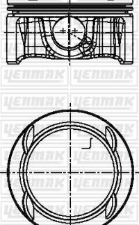 MOTOR PISTON+SEGMAN KOMPLE STD (72,5MM) ASTRA J – INSIGNIA A – MOKKA – MERIVA B A14NET – CORSA E –