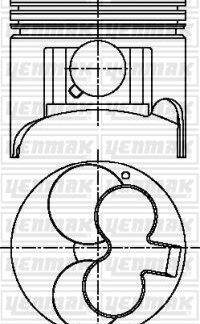 MOTOR PISTON SEGMAN KOMPLE STD (79.00MM) VECTRA B – X17TD – ASTRA F – 17TD