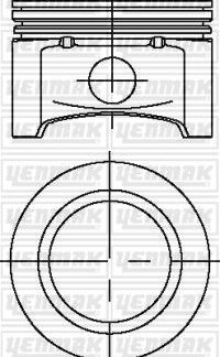 MOTOR PISTON SEGMAN KOMPLE STD (77,60MM) CORSA C – ASTRA G – Z14XE