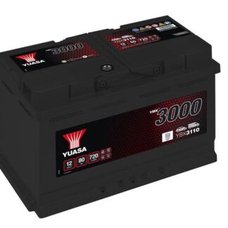 AKU 12V 80 AH YUASA 3000 LB4(315*175*175)