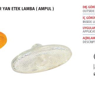 CAMURLUK SINYALI MASTER III 10> MOVANO B 10> NISSAN NV400 AMPULLU SARI
