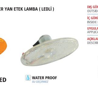 CAMURLUK SINYALI MASTER III 10> MOVANO B 10> NISSAN NV400 LEDLI BEYAZ