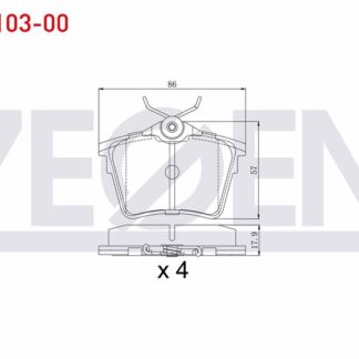 FREN BALATASIARKA P407 04> P607 00> / C5 08>