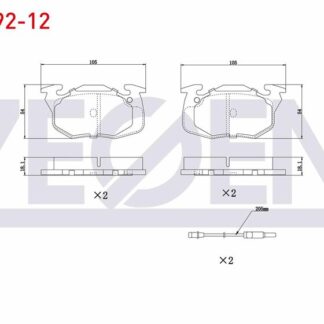 FREN BALATASIÖN FİŞLİ R5 R9 1.4 R11 R18 R19 R21 EXPRESS / P205 I II P305 II P309 I II P405 I II